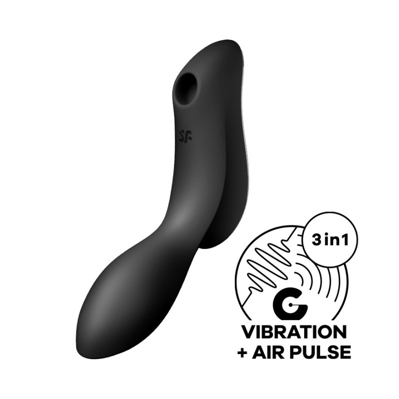 VIBRADOR CURVY TRINITY 2 SATISFYER PRETO VIBRADOR CURVY TRINITY 2 SATISFYER PRETO
