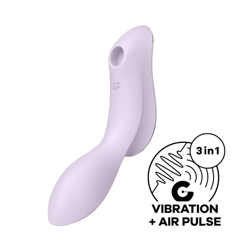 VIBRADOR CURVY TRINITY 2 SATISFYER VIOLETA VIBRADOR CURVY TRINITY 2 SATISFYER VIOLETA