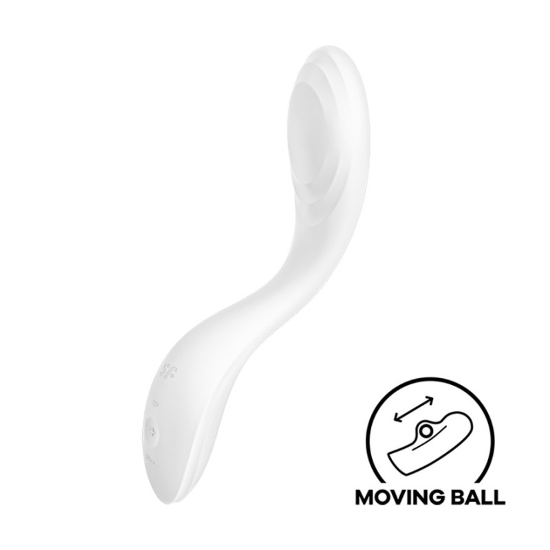 ESTIMULADOR DO PONTO-G RRROLLING PLEASURE SATISFYER BRANCO ESTIMULADOR DO PONTO-G RRROLLING PLEASURE SATISFYER BRANCO