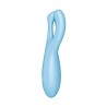 VIBRADOR THREESOME 4 COM APP SATISFYER AZUL