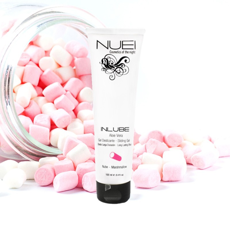 LUBRIFICANTE À BASE DE ÁGUA MARSHMALLOW INLUBE NUEI 100ML LUBRIFICANTE À BASE DE ÁGUA MARSHMALLOW INLUBE NUEI 100ML