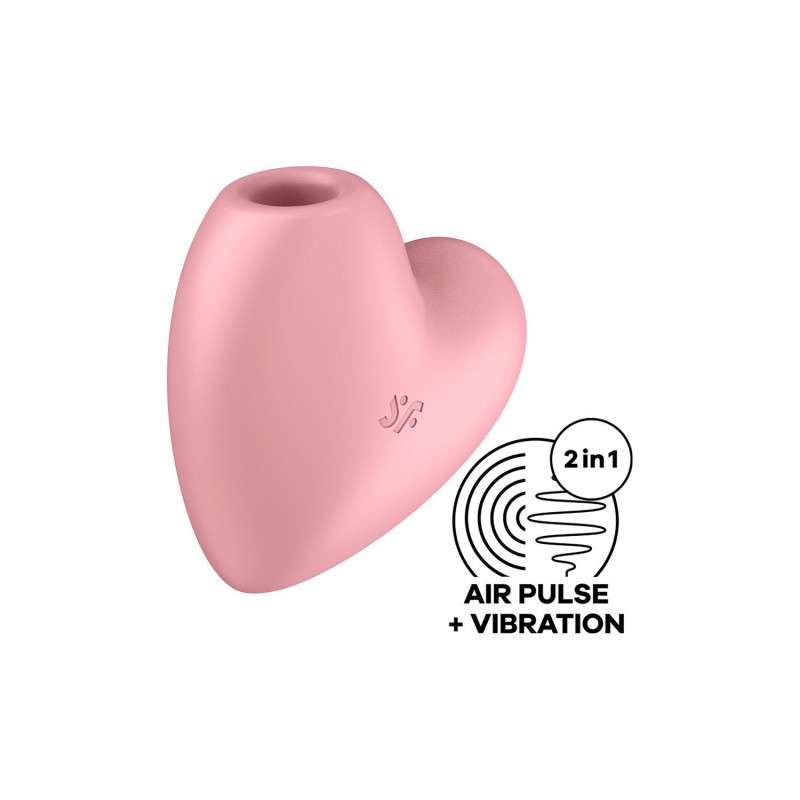 VIBRADOR CUTIE HEART SATISFYER ROSA VIBRADOR CUTIE HEART SATISFYER ROSA